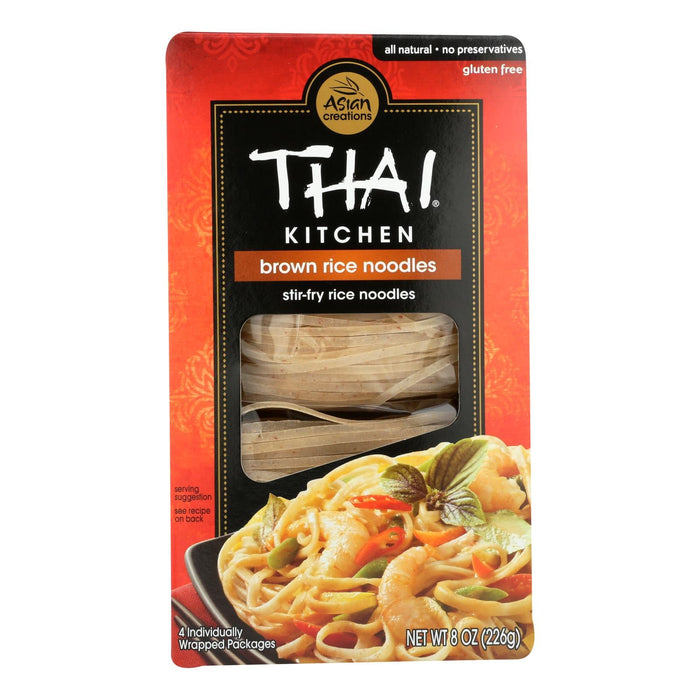 Thai Kitchen Gluten Free Brown Rice Noodles (Pack of 6 - 8 Oz.)