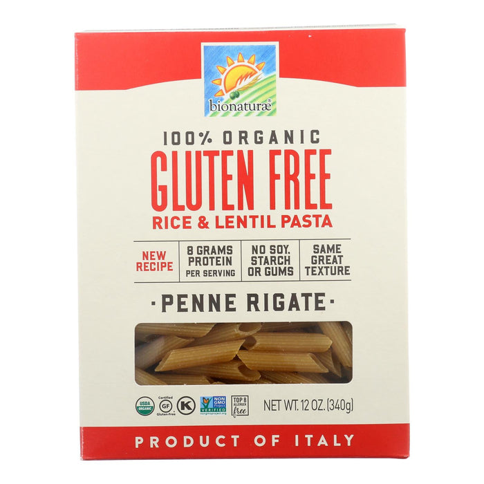 Bionaturae Gluten-Free Penne Rigate: Delicious and Nutritious (Pack of 12 - 12 oz)