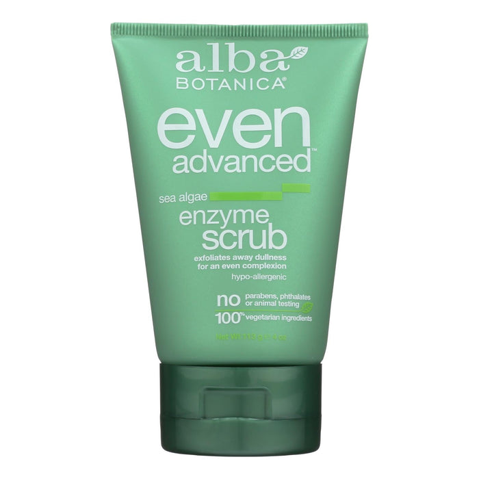 Alba Botanica Natural Even Advanced Sea Algae Enzyme Facial Scrub (4 Fl Oz)