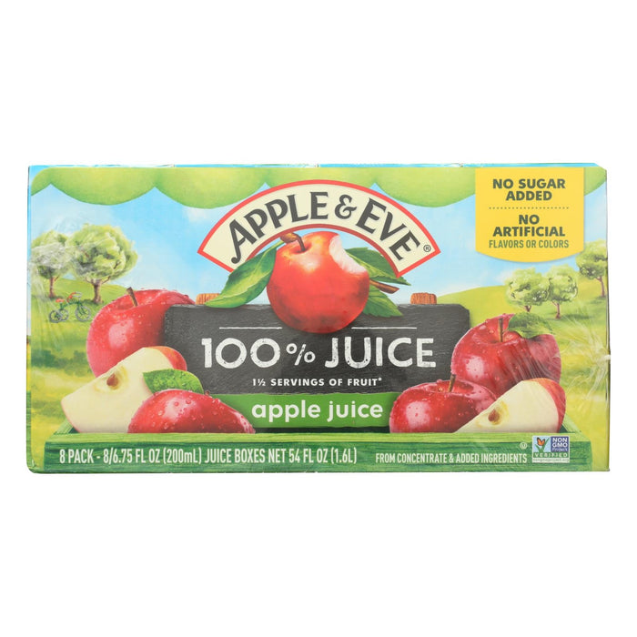 Apple & Eve 100% Apple Juice, Case of 6 (40 oz Bags)