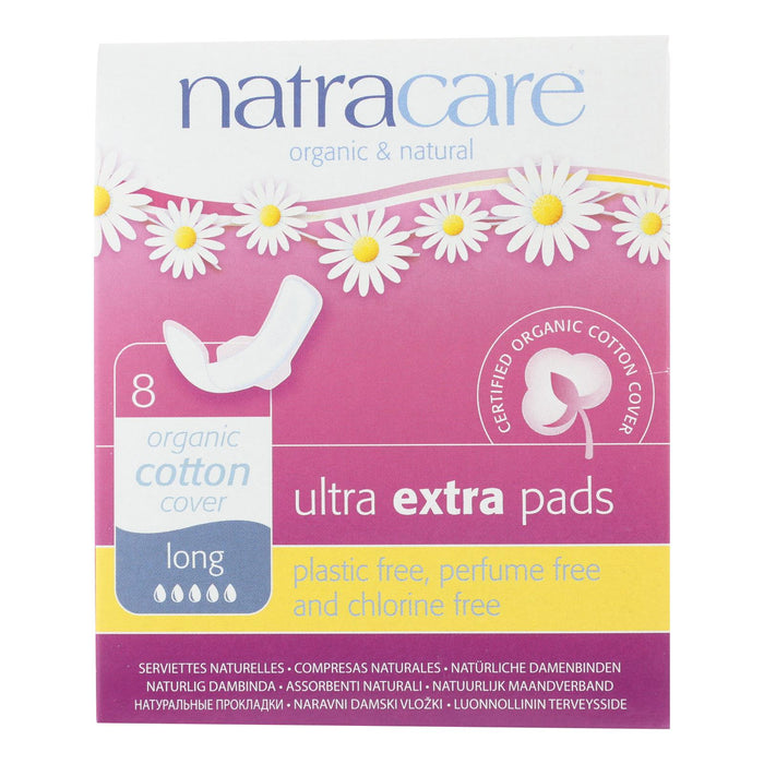Natracare Ultra Extra Long Winged Pads (Pack of 8)