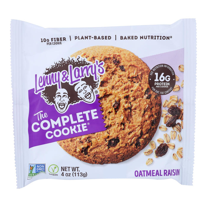 Lenny & Larry's Complete Cookie Oatmeal Raisin, 12 Pack, 4 Oz Each