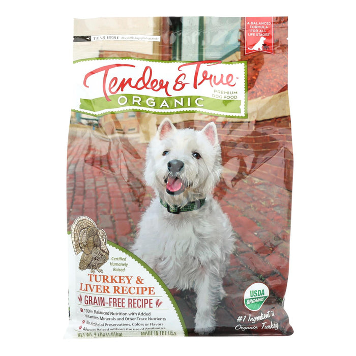 Tender & True Cat Food, Turkey & Liver - Case of 6 - 4 lb