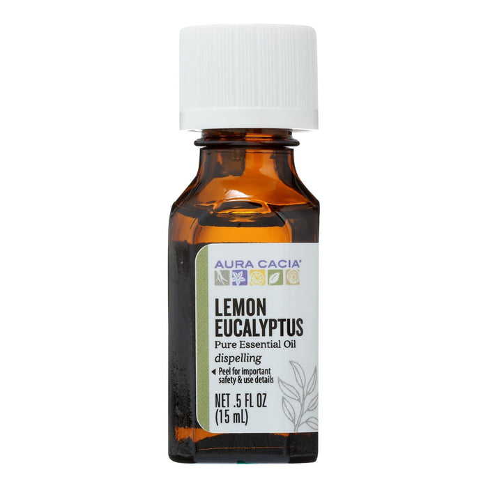 Aura Cacia 100% Pure Lemon Eucalyptus Essential Oil, 0.5 Fl Oz