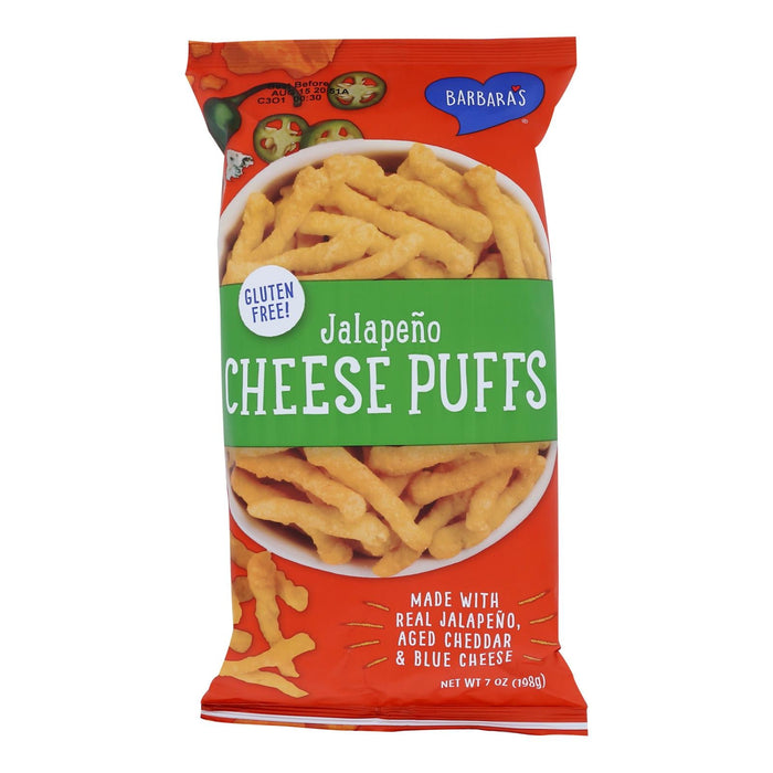 Barbara's Bakery Cheese Puffs: Savory Jalapeno, 12-Pack (7 Oz.)