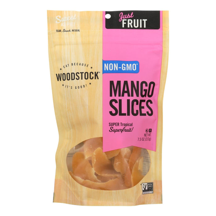 Woodstock Sweetened Mango Slices (7.5 Oz. Pack of 8)