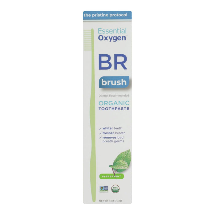 Essential Oxygen Peppermint Toothpaste - 4 Oz.