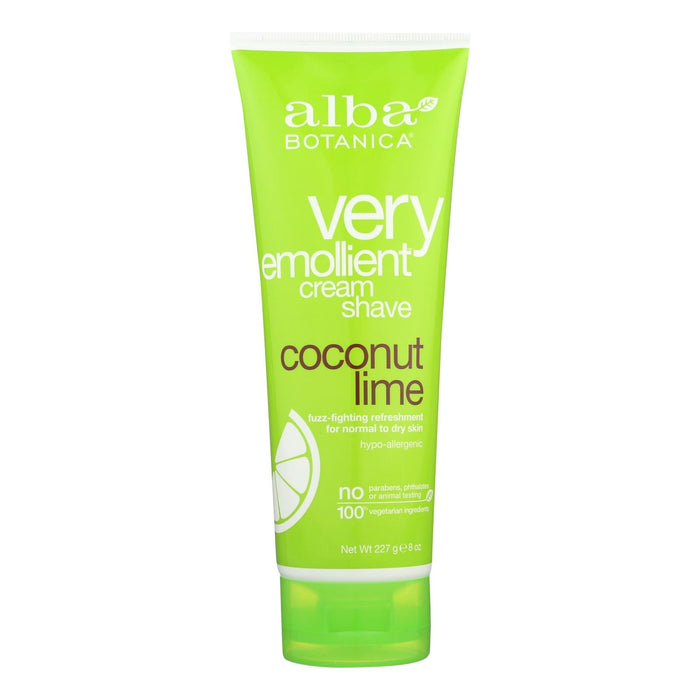 Alba Botanica Coconut Lime Moisturizing Cream Shave