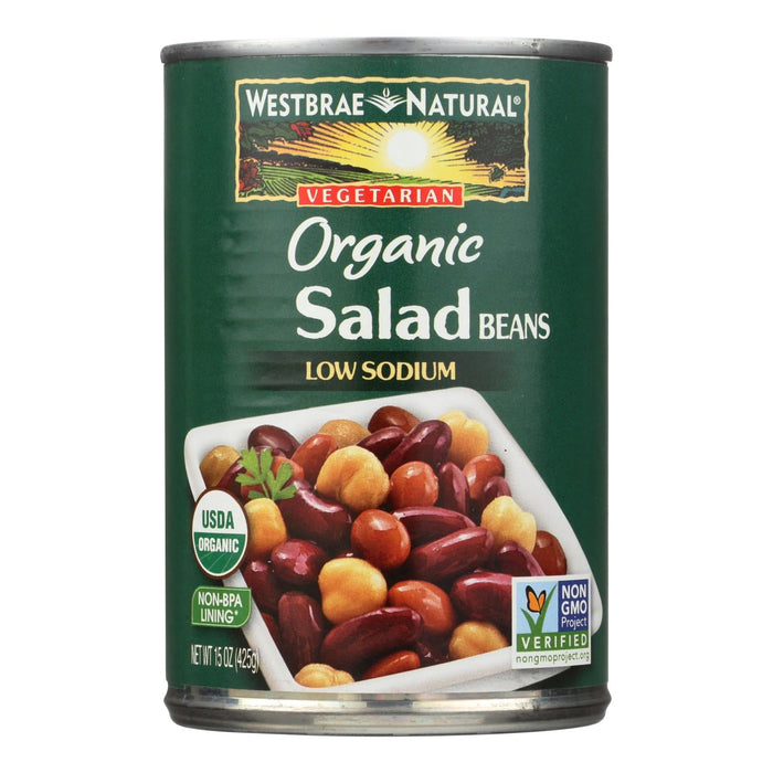 Westbrae Foods Organic Salad Beans, 15 Oz. (Pack of 12)
