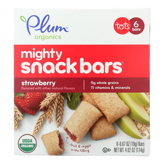 Plum Organics Plum Tots Bars, Strawberry Spinach (Pack of 8) - 6.67 Oz