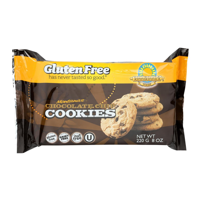 Kinnikinnick Chocolate Chip Cookies (Pack of 6 - 8 Oz.) Gluten-Free Indulgence