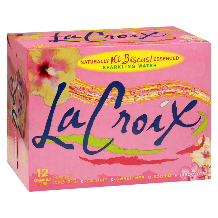 Lacroix Sparkling Water Hi-Biscus - 12 fl oz (Pack of 2)