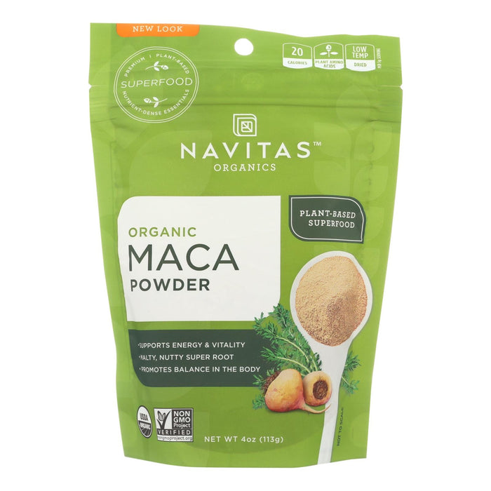 Navitas Naturals Maca Powder (Pack of 12) - Organic - 4 Oz