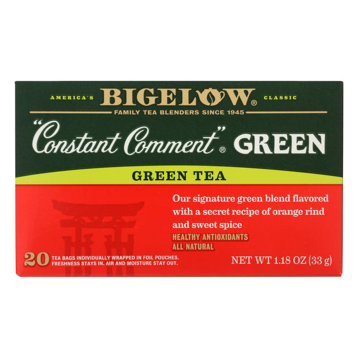 Bigelow Constant Comment Green Tea, Pack of 6 (20 Bags)