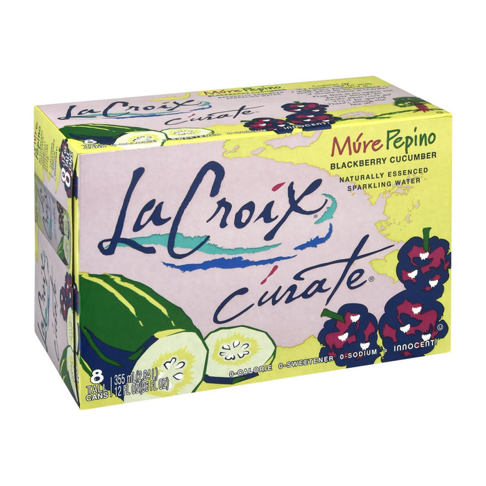 Lacroix Sparkling Water - Mure Pepino - 8 Fl Oz (Pack of 3)