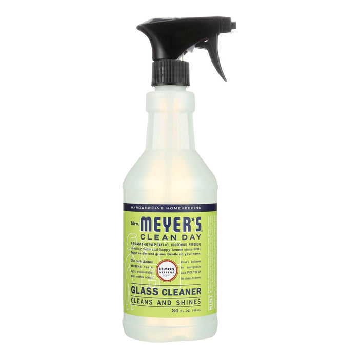 Mrs. Meyer's Clean Day Glass Cleaner: Sparkling Surfaces with Lemon Verbena (Pack of 6 - 24 Oz.)