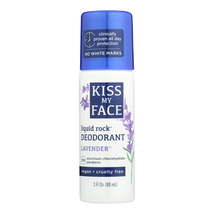 Kiss My Face Liquid Rock Deodorant Roll-on: Fresh Lavender Scent
