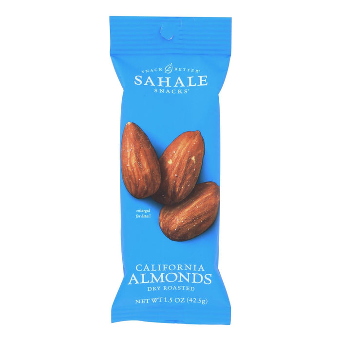 Sahale Snacks California Almonds (Pack of 9) - Dry Roasted with Sea Salt, 1.5 Oz