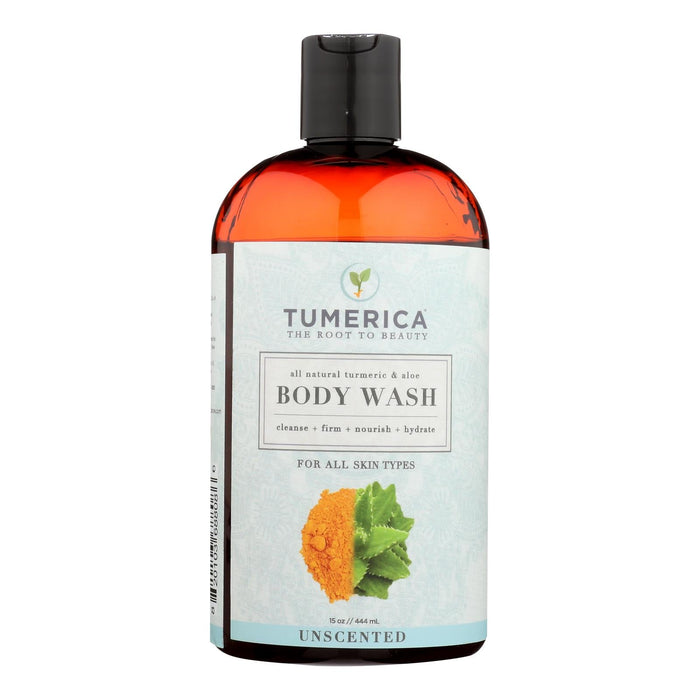 Tumeric Body Wash - Unscented, 15 Oz.