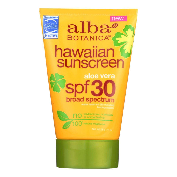 Alba Botanica Very Emollient Hawaiian Sunscreen SPF30 (1 Oz.)