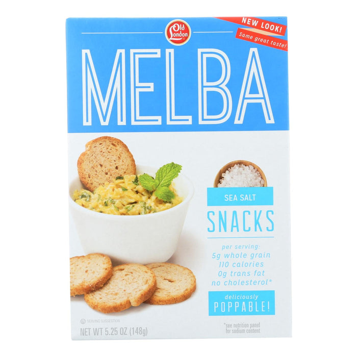 Old London Melba Snacks Sea Salt (Pack of 12) 5.25 Oz.