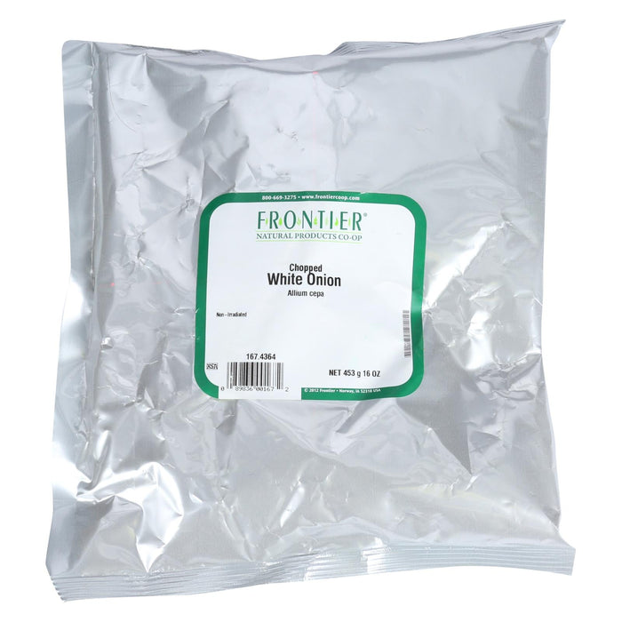 Frontier Herb Chopped White Onion - 1 lb.