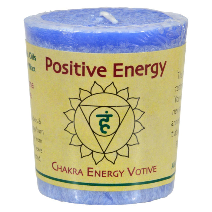 Aloha Bay Positive Energy Chakra Votive Candle - Pack of 12, 2 Oz