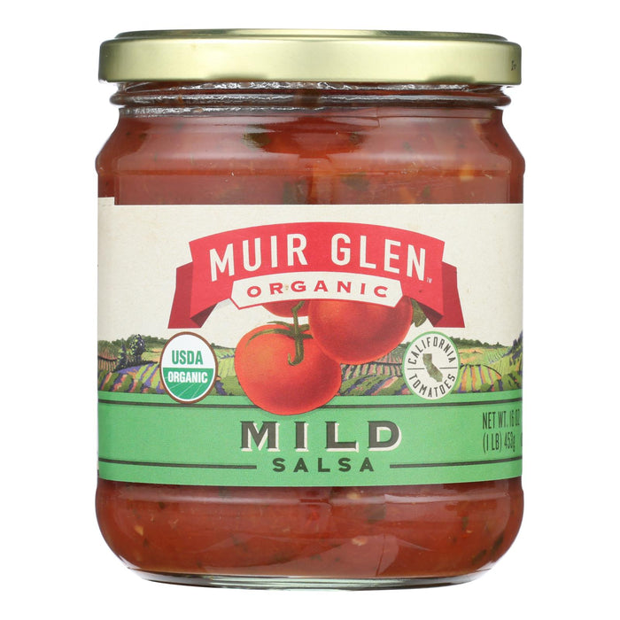 Muir Glen Mild Salsa - Pack of 12, 16 Oz. Tomato