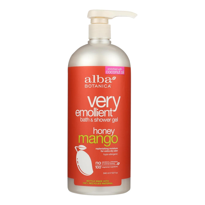 Alba Botanica Honey Mango Moisturizing Bath and Shower Gel (32 Fl Oz)