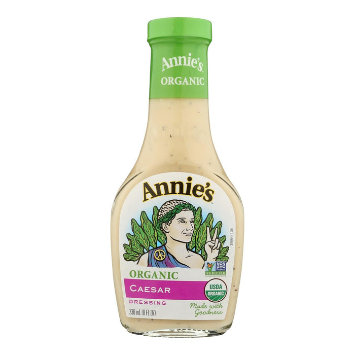 Annie's Organic Caesar Dressing, Rich and Creamy, 6 - 8 Fl Oz Bottles