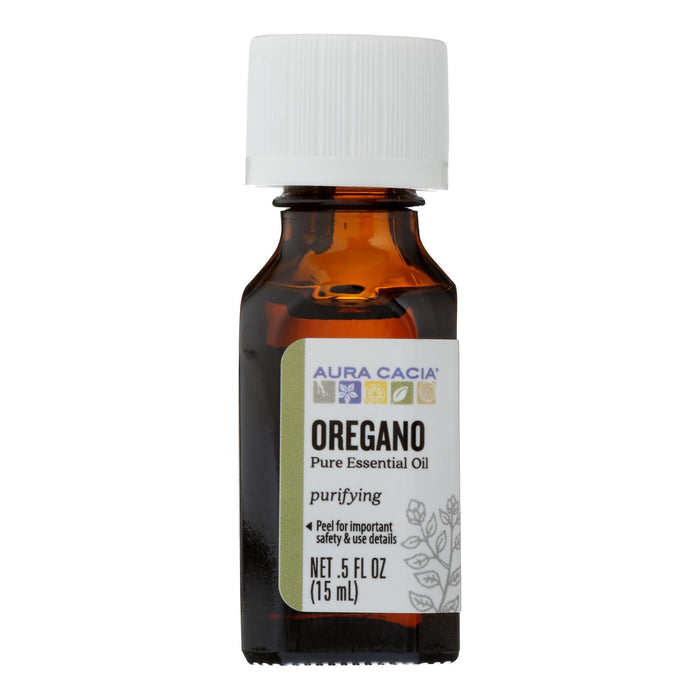 Aura Cacia 100% Pure Oregano Essential Oil, 0.5 Fl Oz