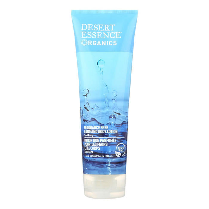 Desert Essence Pure Unscented Hand and Body Lotion (8 Fl Oz)