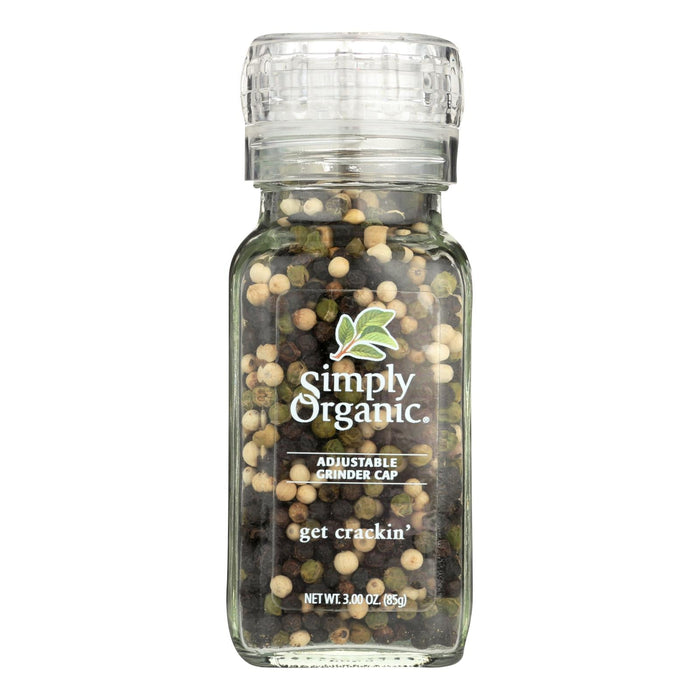 Simply Organic Grindable Black Peppercorn & Sea Salt Mix (3 Oz)