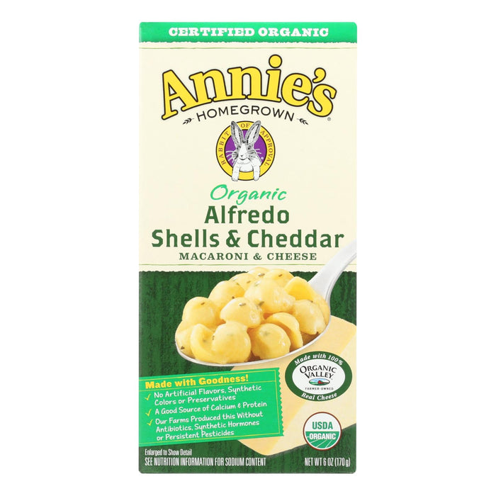 Annie's Homegrown Organic Pasta Variety Pack: Alfredo & Cheddar Mac & Cheese (12 - 6 oz. Boxes)