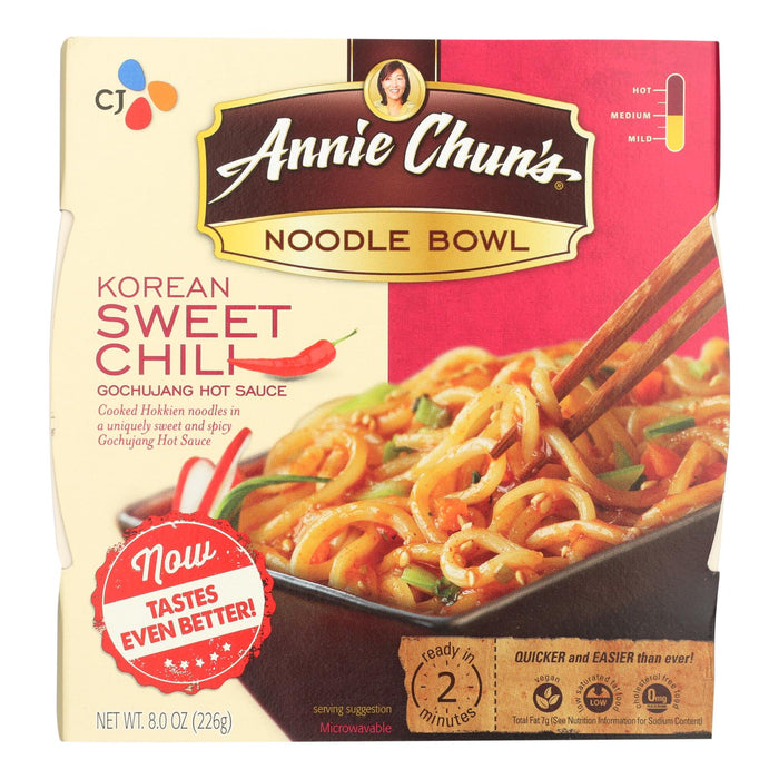 Annie Chun's Korean Sweet Chili Noodle Bowl, 7.9 Oz., Case of 6