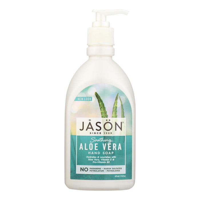 Jason Pure Natural Hand Soap with Soothing Aloe Vera (16 fl. oz.)