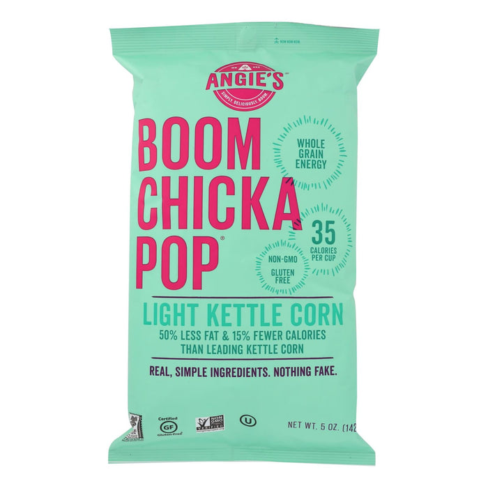 Angie's Kettle Corn Boom Chicka Pop Lightly Sweet Popcorn (Pack of 12 - 5 Oz. Bags)