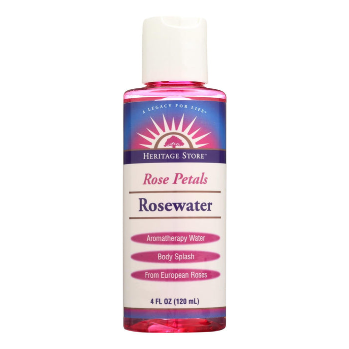 Heritage Products Rose Petals Rosewater - 4 Fl Oz.