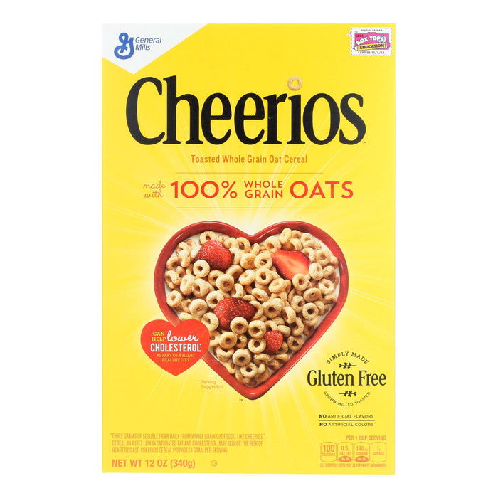 General Mills Cheerios Toasted Whole Grain (Pack of 14) - 12 Oz.