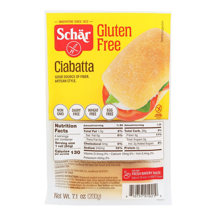Schar Gluten Free Ciabatta Rolls (Pack of 5)