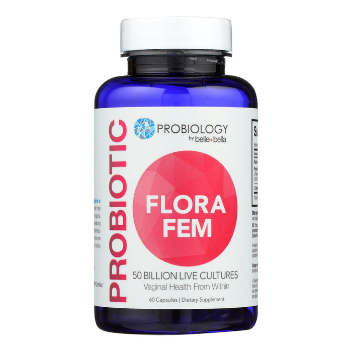 Belle & Bella Probiotic Flora Fem (Pack of 60 Capsules)