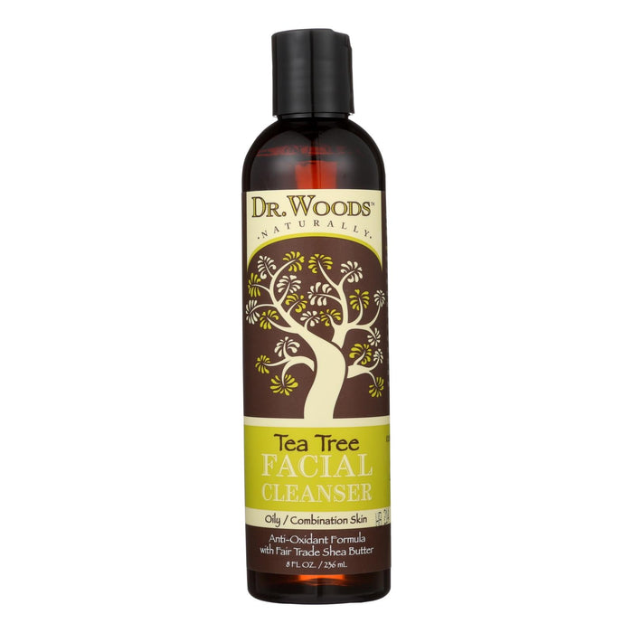 Dr. Woods Tea Tree Refreshing Facial Cleanser - Deep Cleanse Formula | 8 Oz.