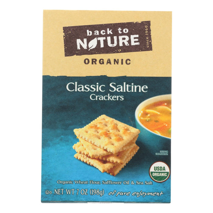Back To Nature Organic Classic Saltine Crackers, 6 - 7 Oz Packs
