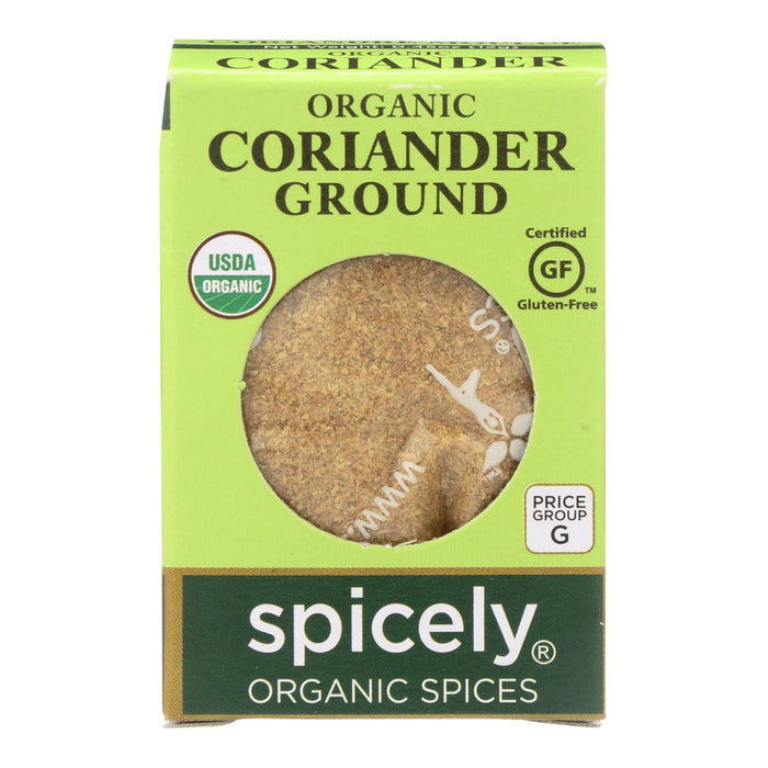 Spicely Organics Organic Ground Coriander (Pack of 6, 0.45 Oz. Each)