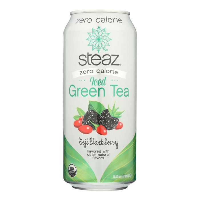 Steaz Zero Calorie Green Tea - Blackberry (12-Pack, 16 Fl. Oz. Bottles)