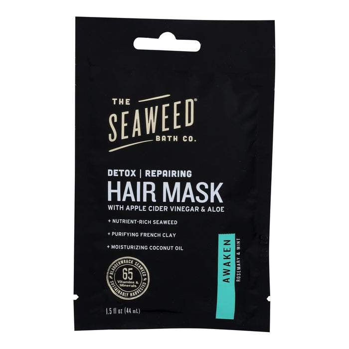 The Seaweed Bath Co Detox Awaken Hair Mask (1.5 Oz., Pack of 6)