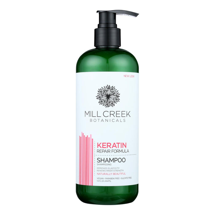 Mill Creek Botanicals Keratin Shampoo Repairing Formula, 14 Fl. Oz.