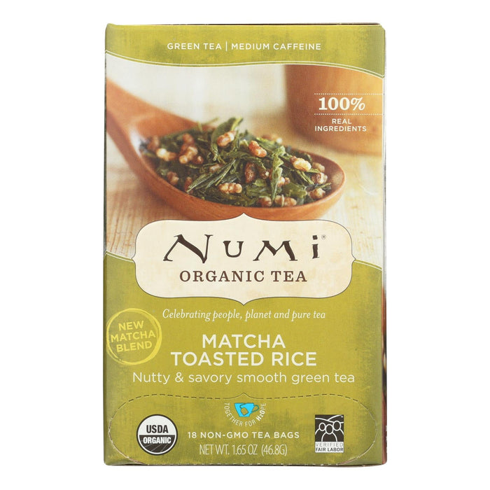 Numi Organic Toasted Rice Green Tea (18 Tea Bags)