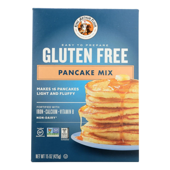 King Arthur Gluten Free Pancake Mix (15 Oz.), Pack of 6