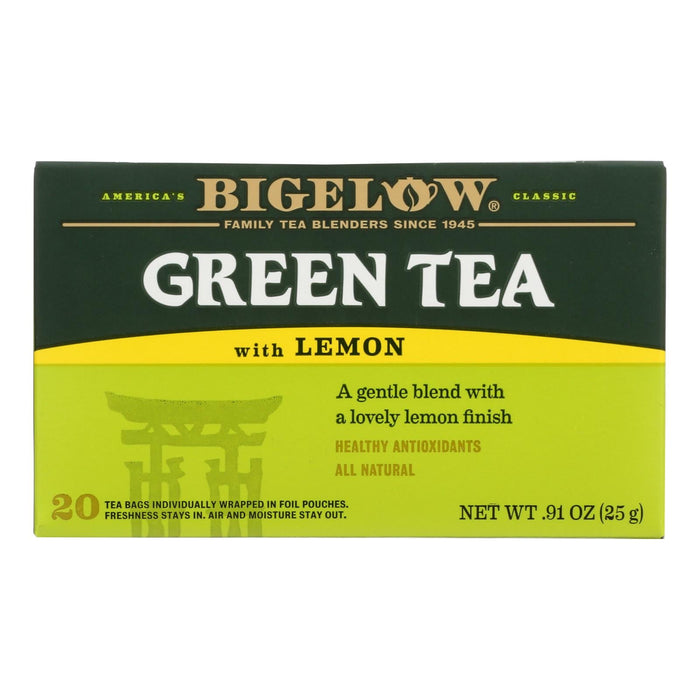 Bigelow Tea Lemon Green Tea, 6 Pack - 20 Tea Bags